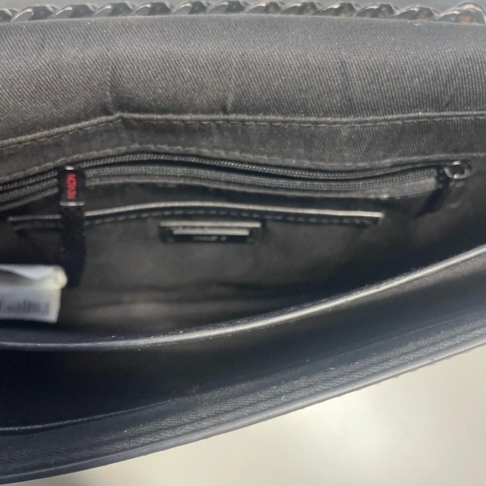 Aldo Black Chevron‎ Crossbody Bag